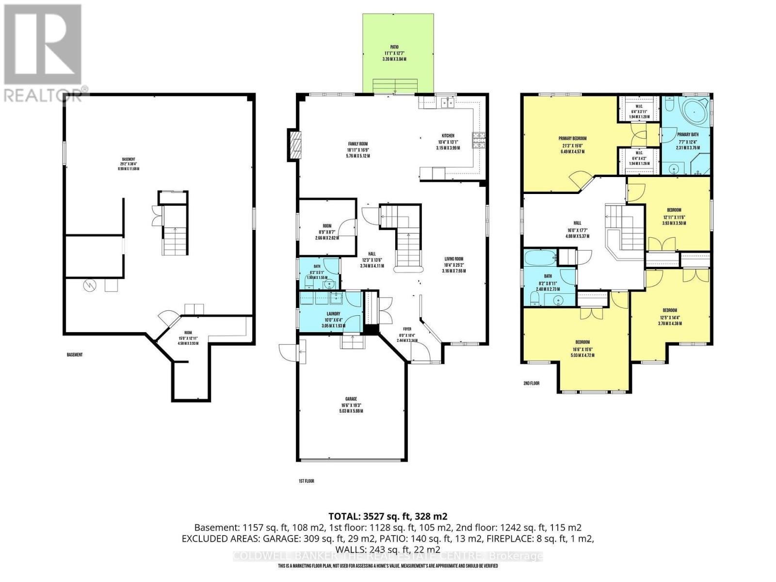 Floor Plan 2700 finished space - 44 Prince William Way, Barrie, ON