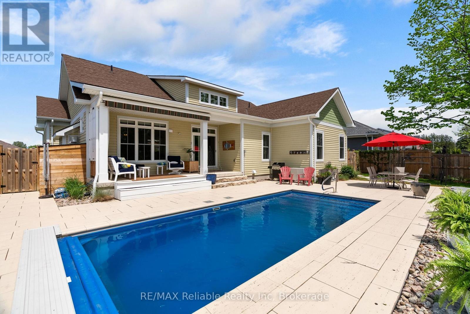 14 Thimbleweed Drive, Bluewater (Bayfield), ON - Outdoor With In Ground Pool With Deck Patio Veranda
