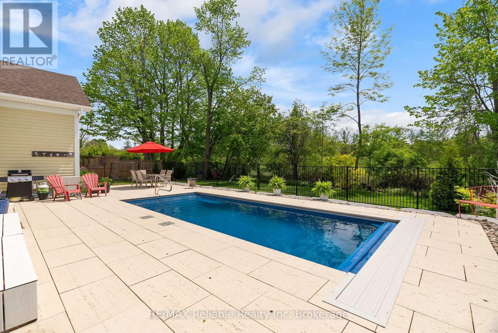 14 Thimbleweed Drive, Bluewater (Bayfield), ON - Outdoor With In Ground Pool With Backyard