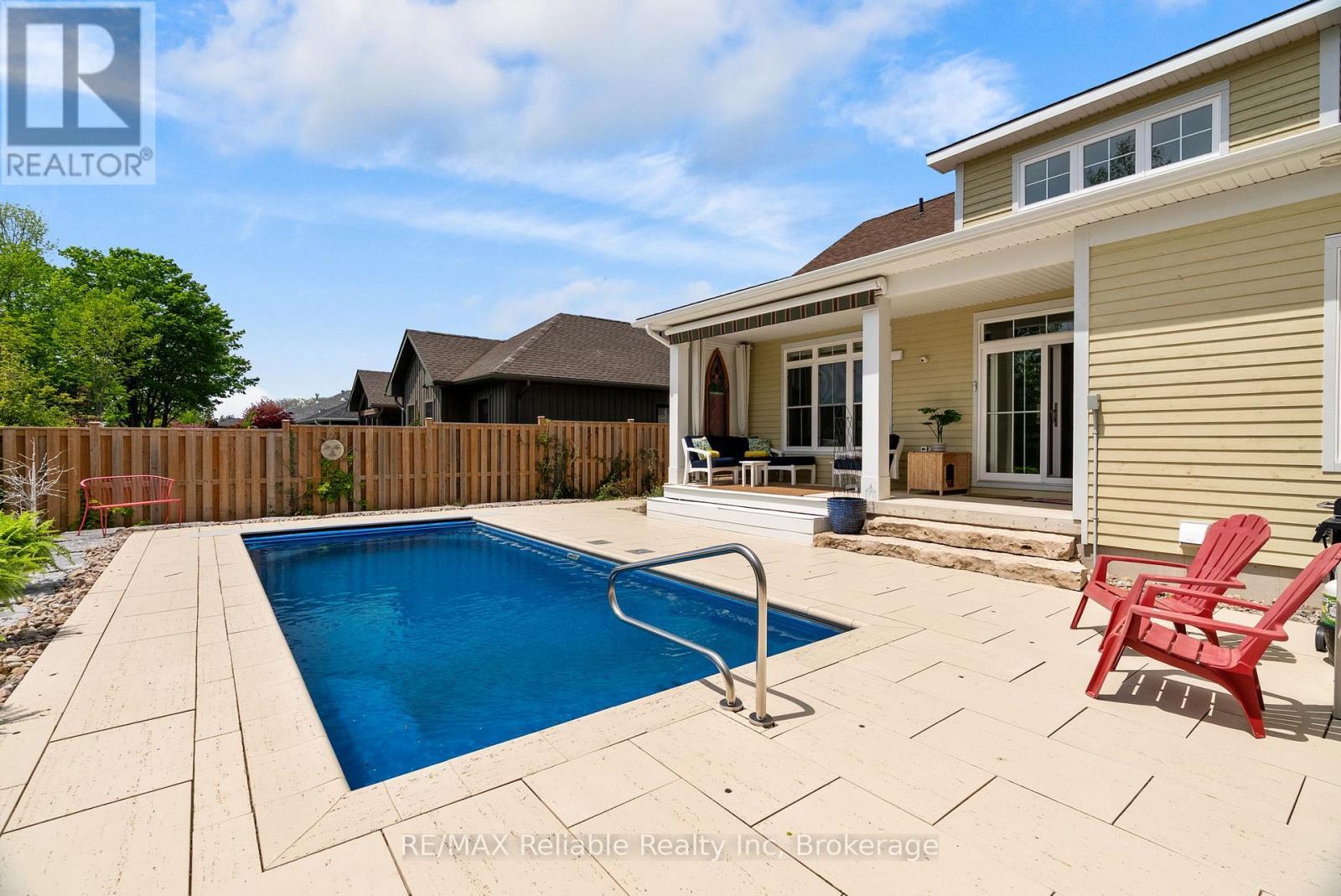 14 Thimbleweed Drive, Bluewater (Bayfield), ON - Outdoor With In Ground Pool With Deck Patio Veranda