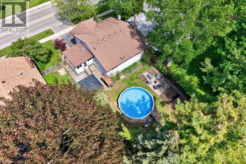 758 Francis Road, Burlington, ON - Outdoor With Above Ground Pool With View