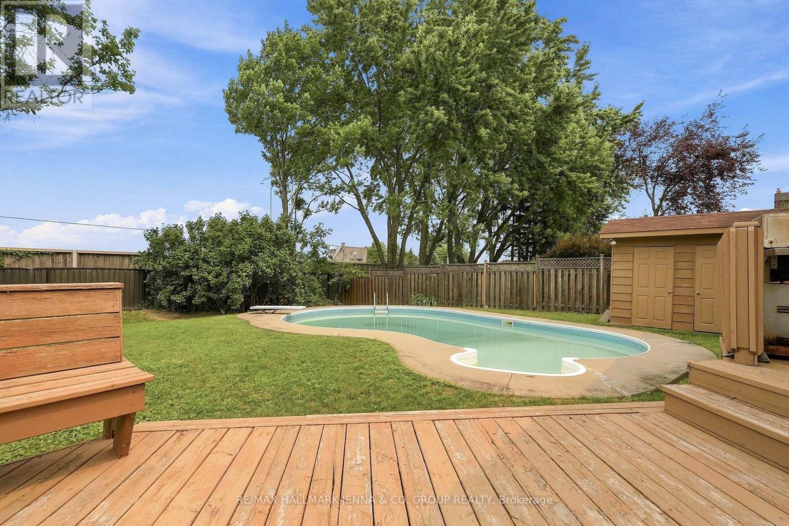 43 Elke Drive, Ottawa, ON - Outdoor With In Ground Pool With Backyard