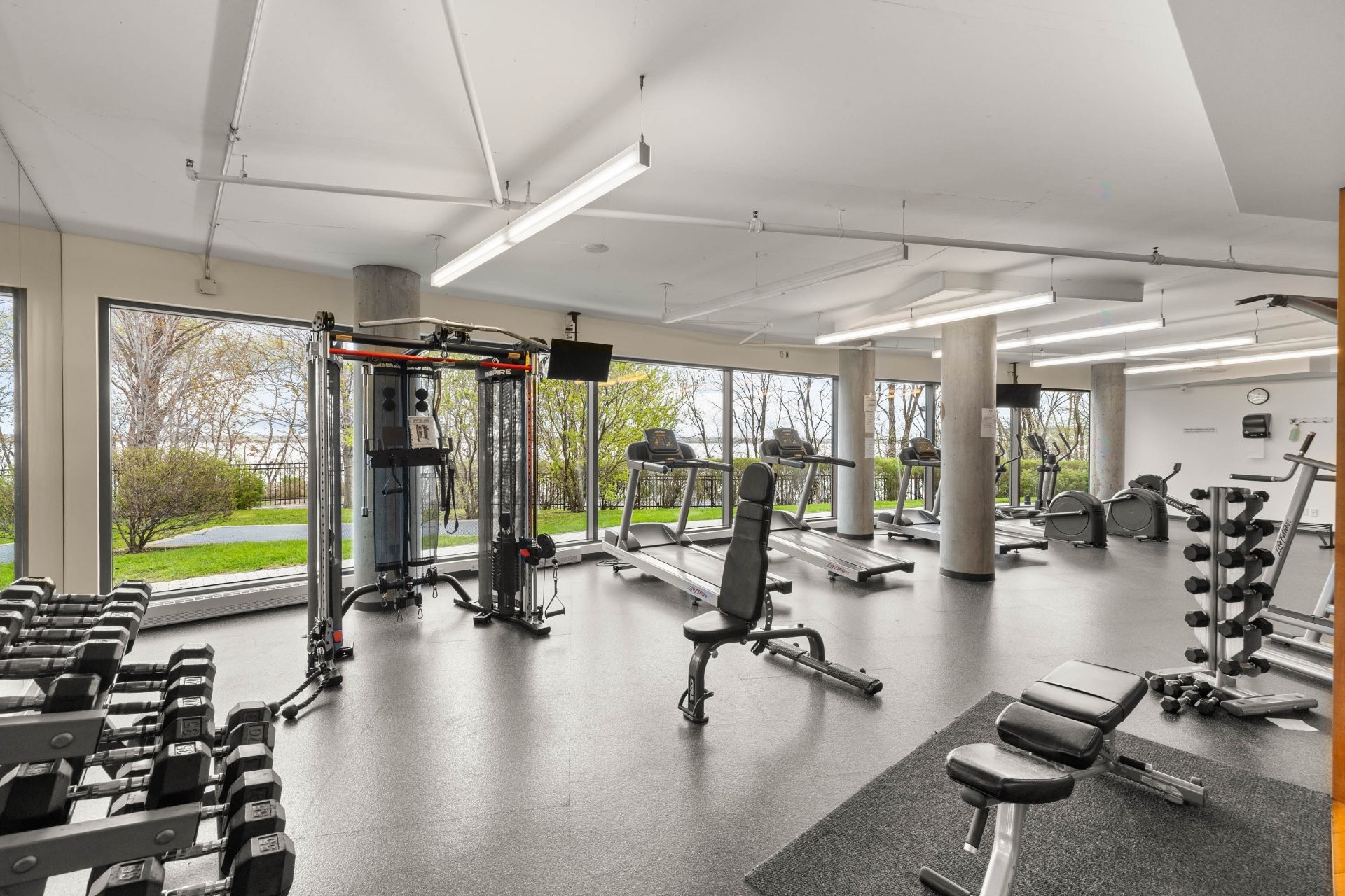 Salle d'exercice - 202-299 Rue De La Rotonde, Montréal (Verdun/Île-Des-Soeurs), QC - Indoor Photo Showing Gym Room