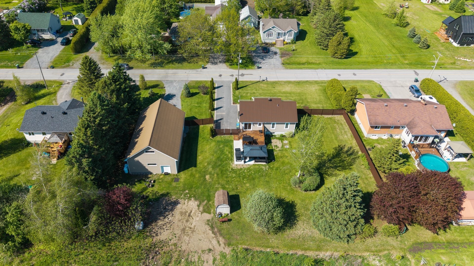 Aerial View - 2895 Rue Ste-Anne, Sainte-Justine-De-Newton, QC - Outdoor With View