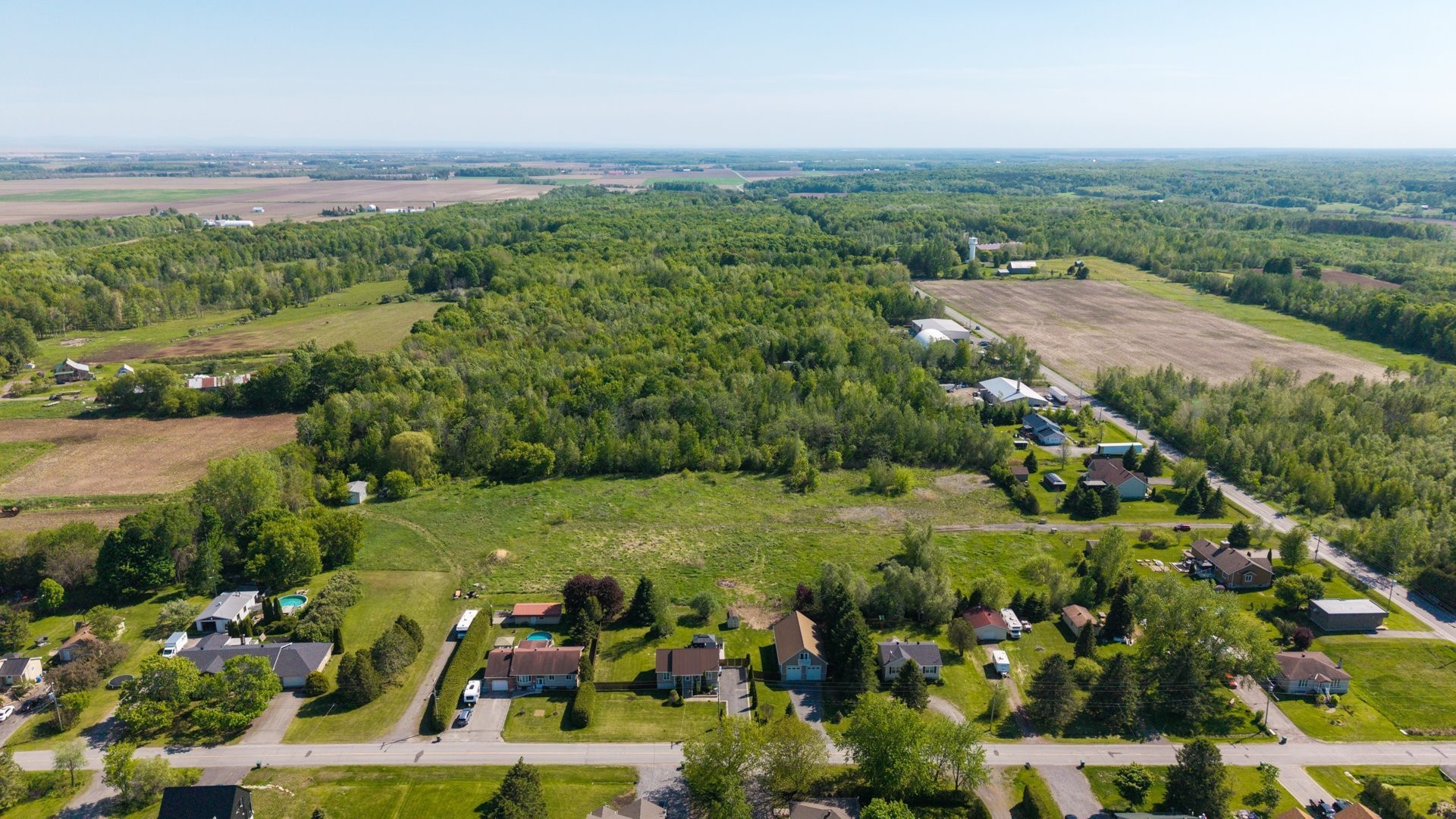 Aerial View - 2895 Rue Ste-Anne, Sainte-Justine-De-Newton, QC - Outdoor With View
