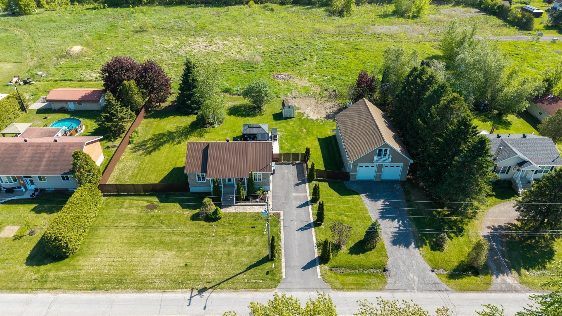 Aerial View - 2895 Rue Ste-Anne, Sainte-Justine-De-Newton, QC - Outdoor With View