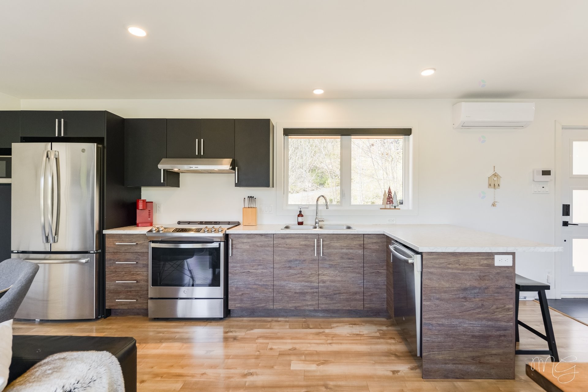 Cuisine - 71 Rue Du Hameau, Saint-Côme, QC - Indoor Photo Showing Kitchen With Double Sink