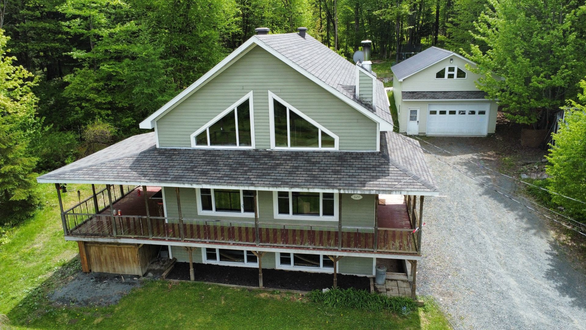 Front of Structure - 624 Ch. St-Pierre, Saint-Claude, QC