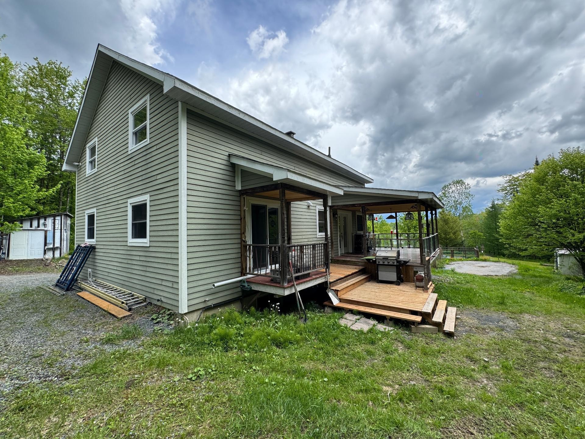 Back of Structure - 624 Ch. St-Pierre, Saint-Claude, QC