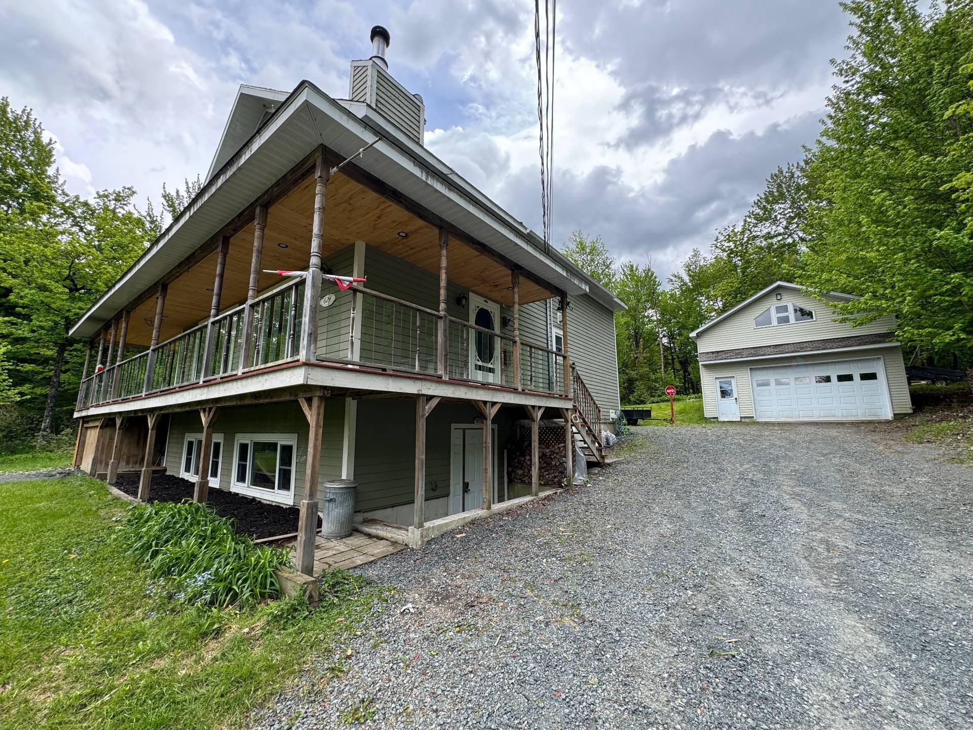 Front of Structure - 624 Ch. St-Pierre, Saint-Claude, QC