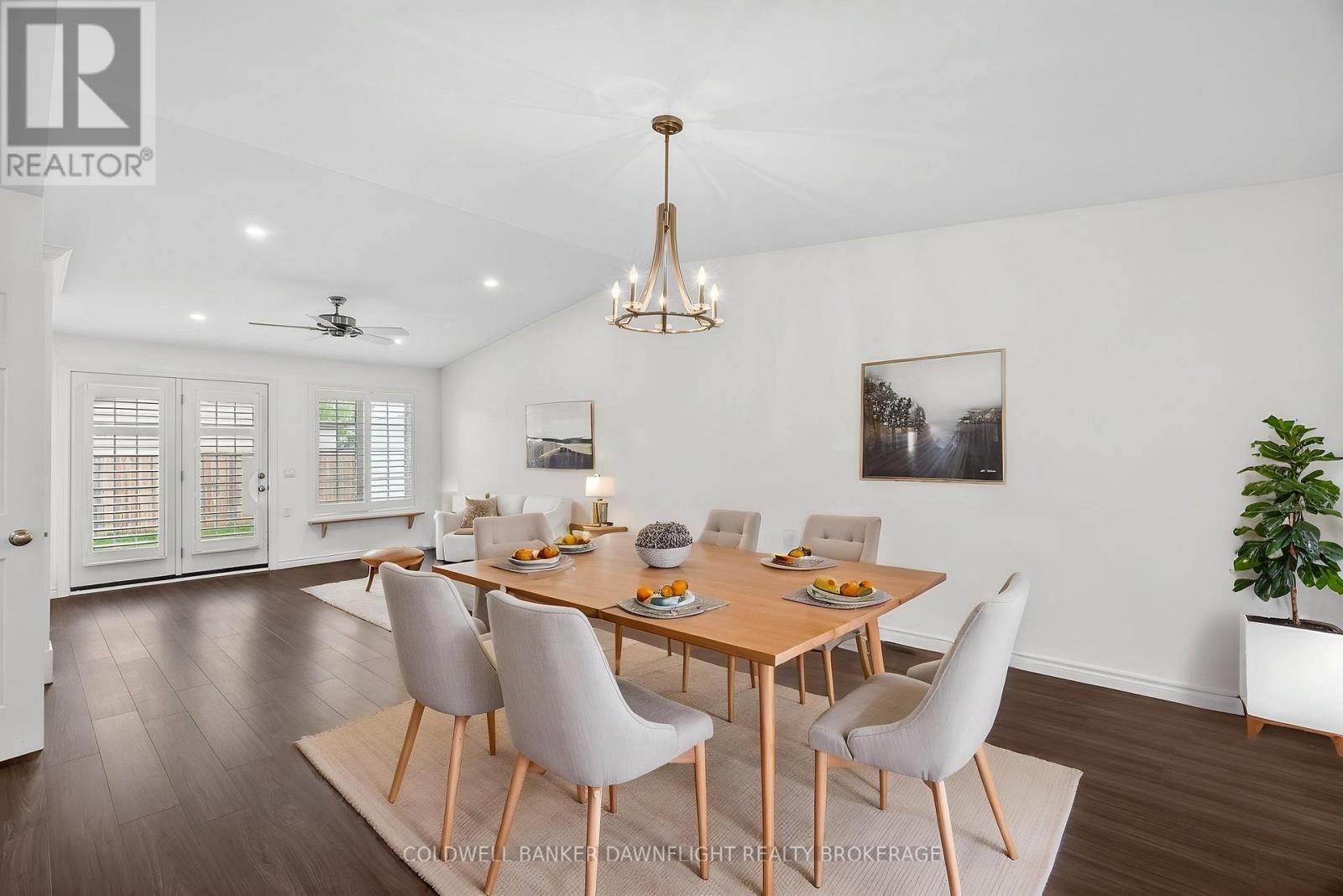 Virtually Staged - 18 Devon Drive, South Huron (Exeter), ON - Indoor Photo Showing Dining Room