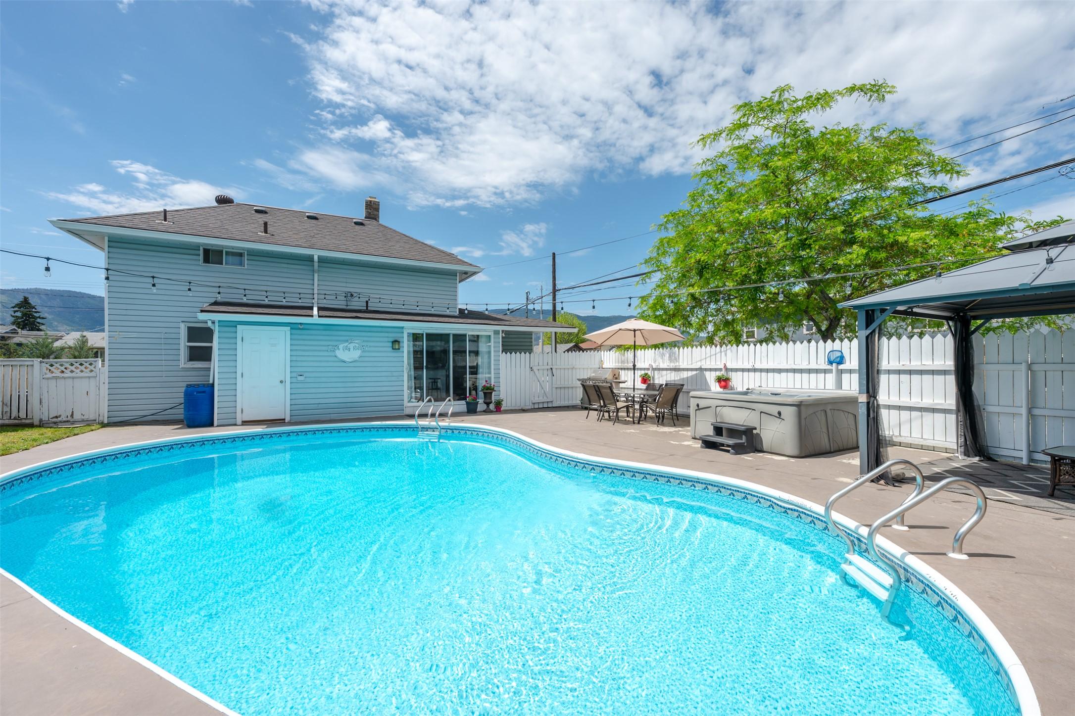 600 Braid Street, Penticton, BC - Outdoor With In Ground Pool