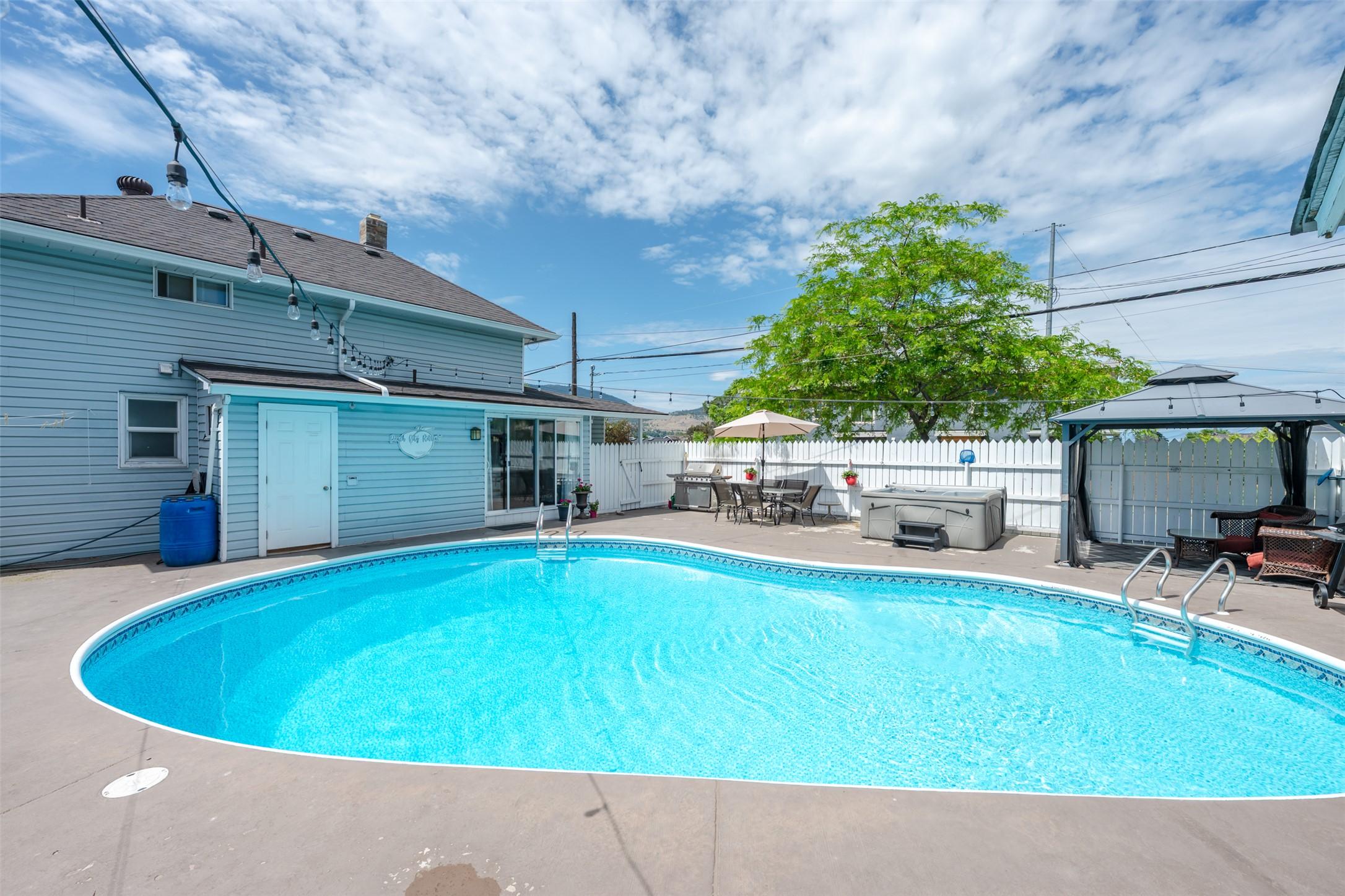 600 Braid Street, Penticton, BC - Outdoor With In Ground Pool
