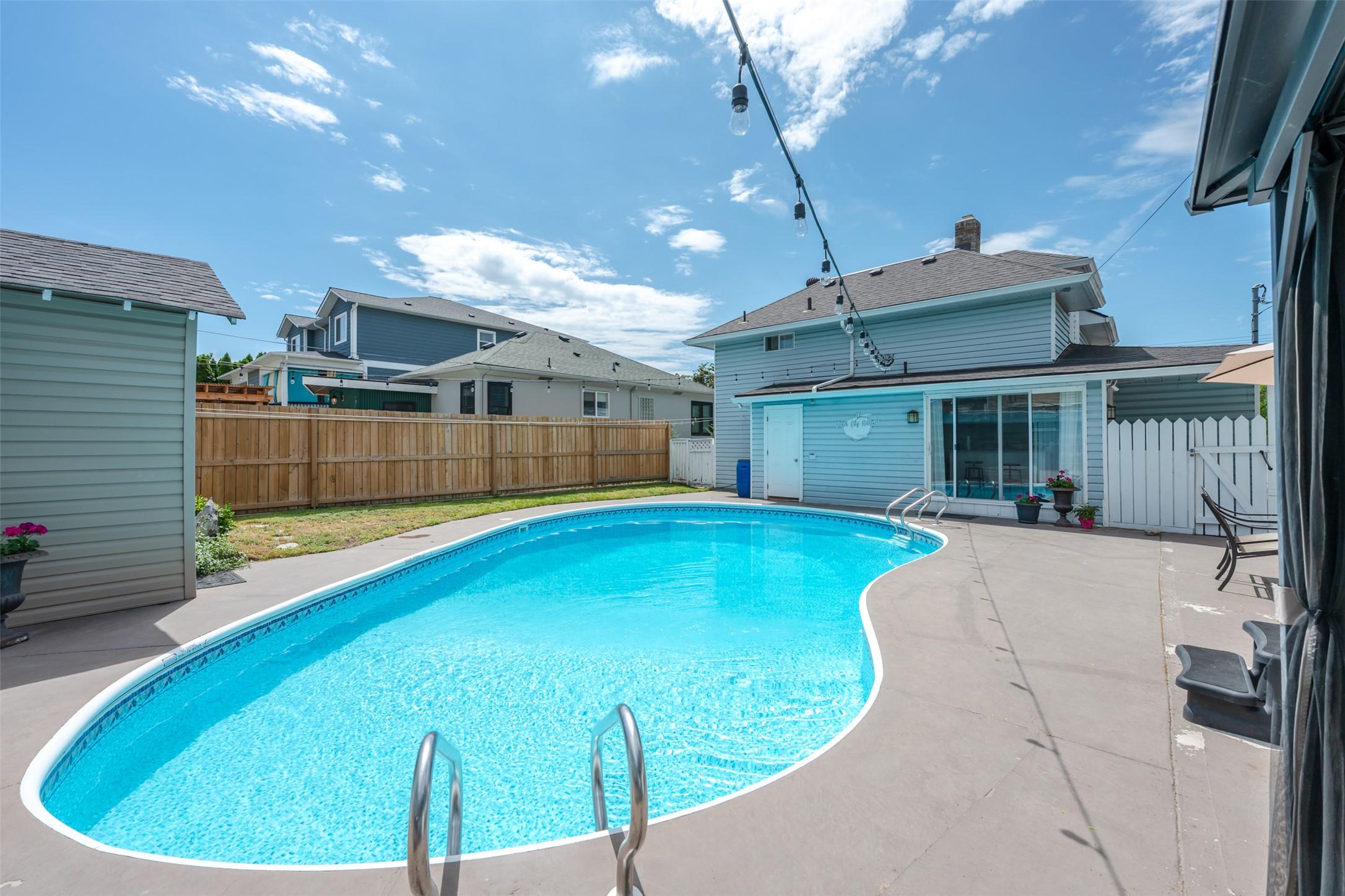 600 Braid Street, Penticton, BC - Outdoor With In Ground Pool With Exterior
