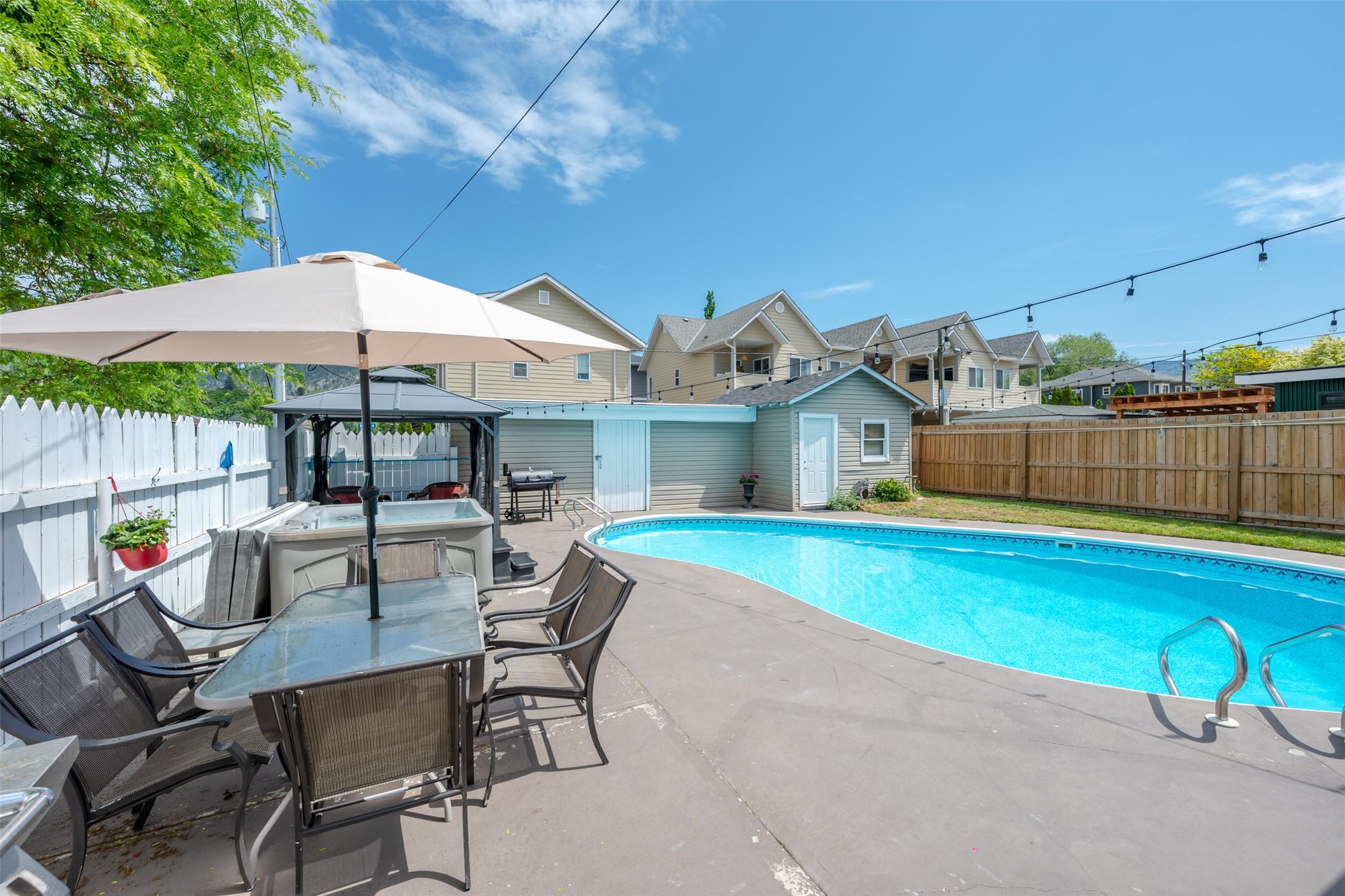 600 Braid Street, Penticton, BC - Outdoor With In Ground Pool With Deck Patio Veranda