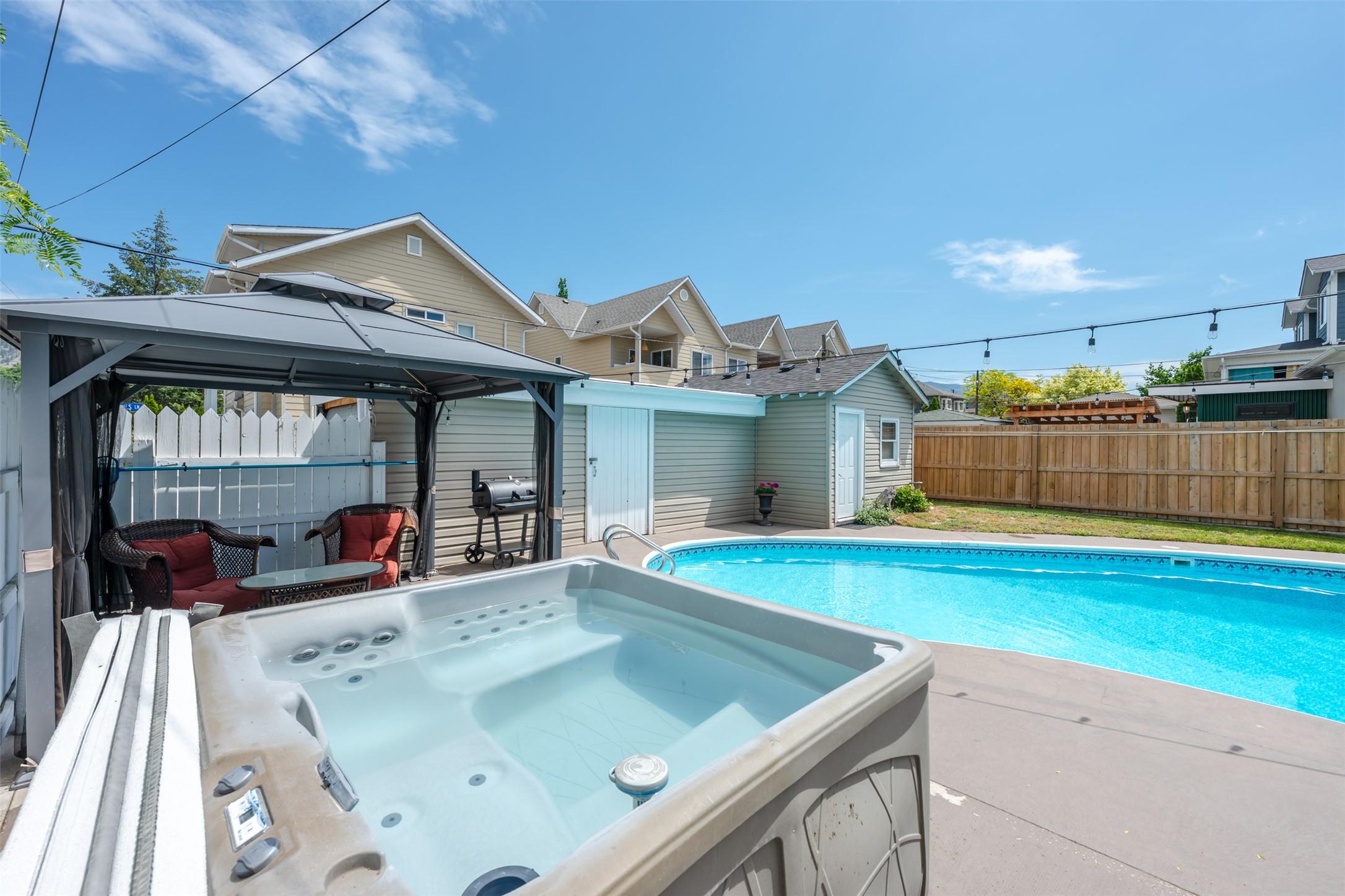 600 Braid Street, Penticton, BC - Outdoor With In Ground Pool