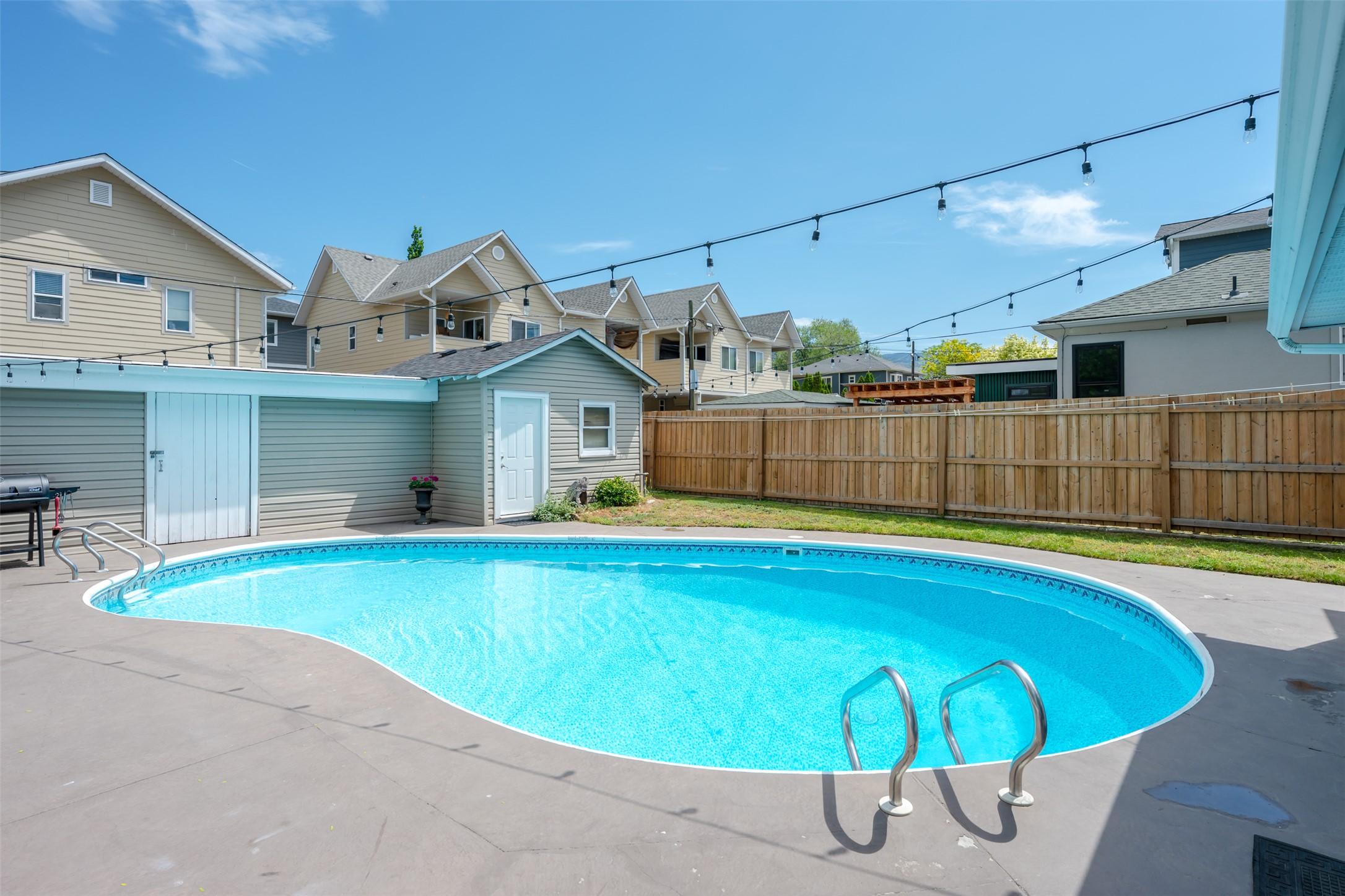 600 Braid Street, Penticton, BC - Outdoor With In Ground Pool