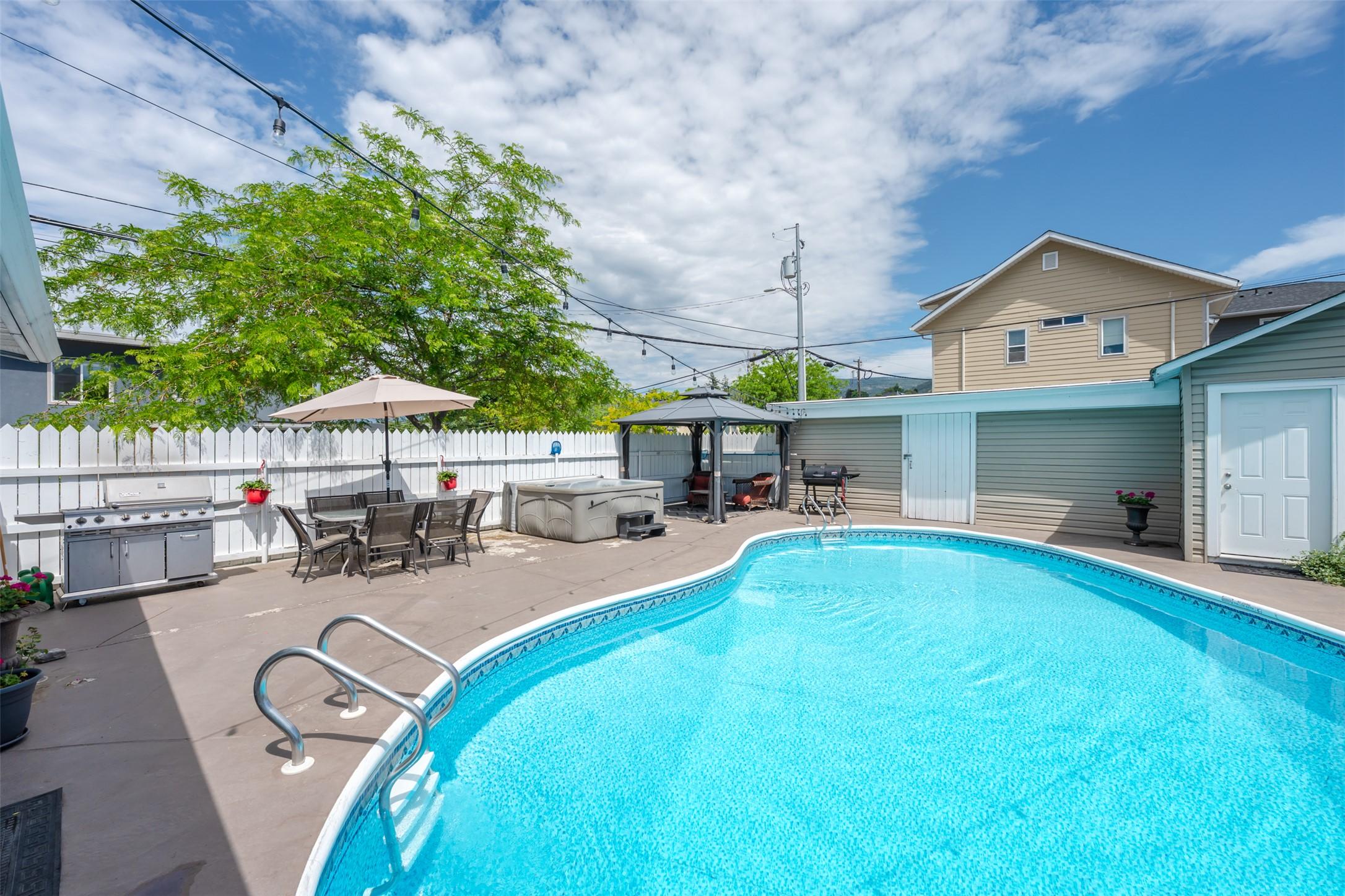 600 Braid Street, Penticton, BC - Outdoor With In Ground Pool