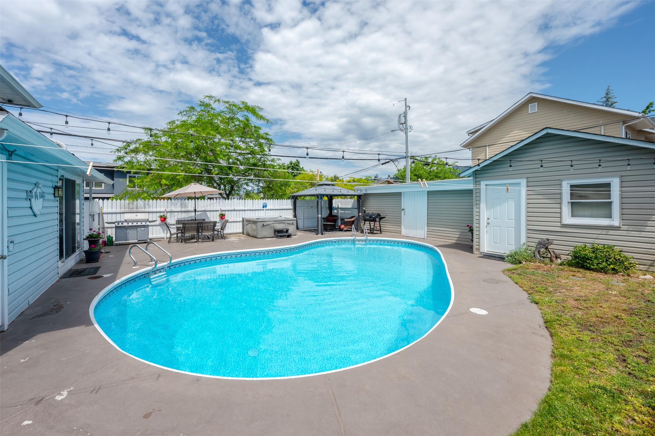 600 Braid Street, Penticton, BC - Outdoor With In Ground Pool