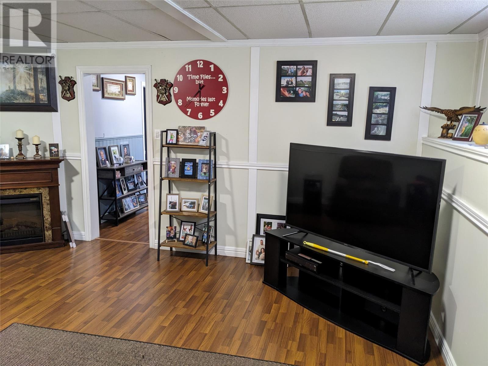 12 Forest Road, Mings Bight, NL - Indoor With Fireplace
