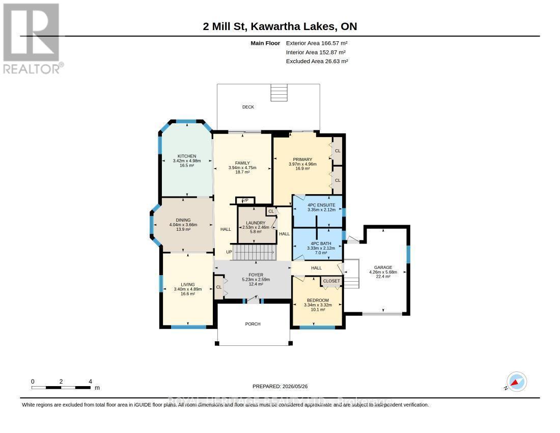 PRIMARY DECK - 2 Mill Street, Kawartha Lakes (Bobcaygeon), ON - Outdoor With Deck Patio Veranda