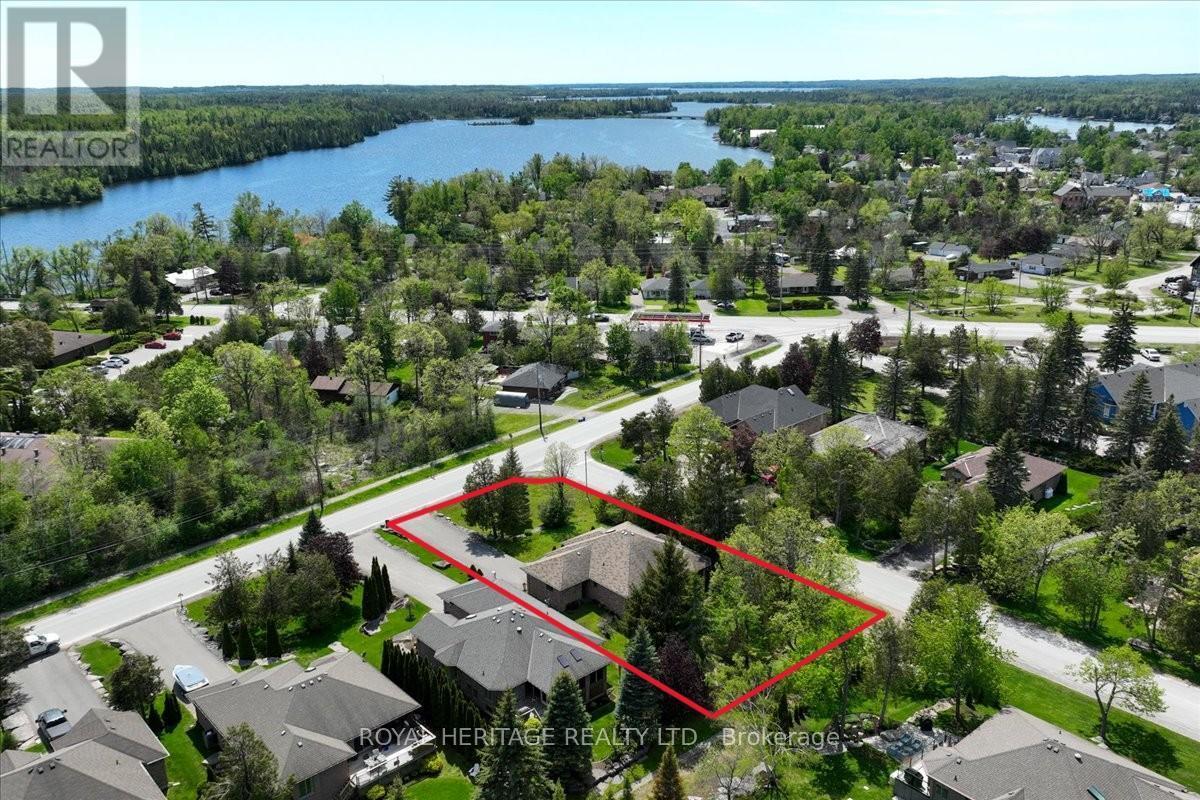 LOT LINES ARE APPX. - 2 Mill Street, Kawartha Lakes (Bobcaygeon), ON - Outdoor With Body Of Water With View