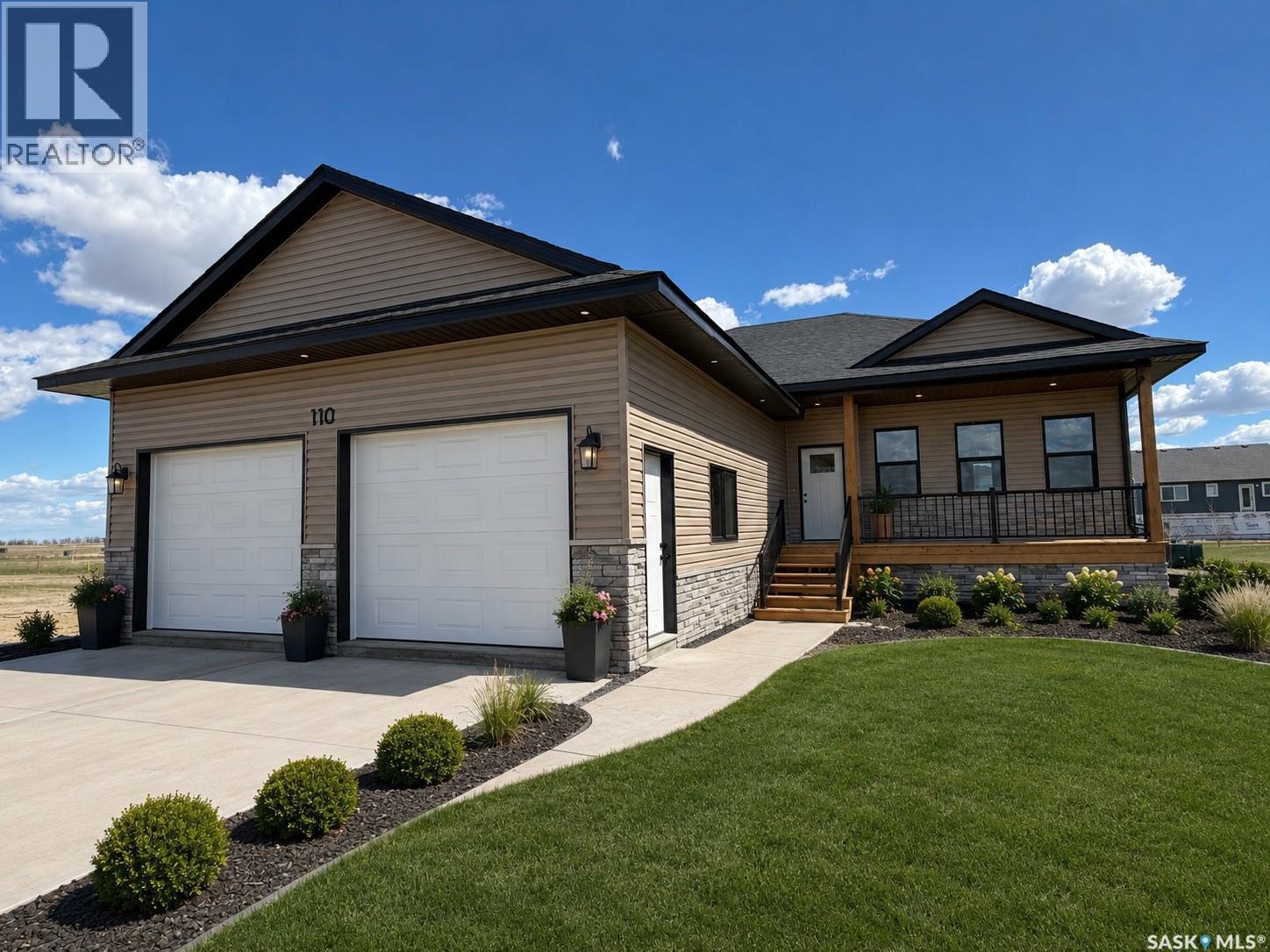 110 Lakewood Drive, Humboldt, SK - Outdoor With Deck Patio Veranda With Facade