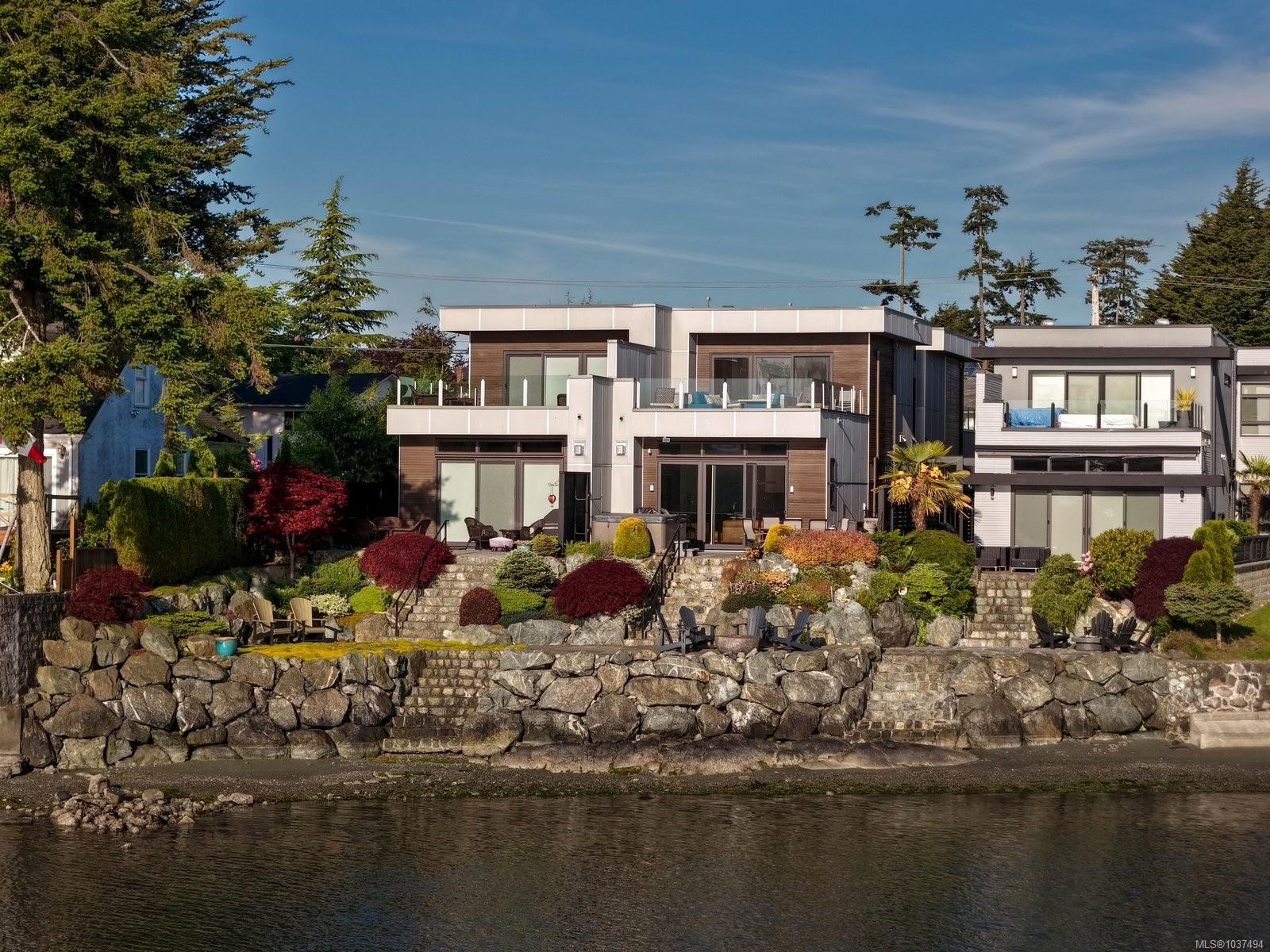 10303 Resthaven Dr, Sidney, BC - Outdoor With Body Of Water With Deck Patio Veranda