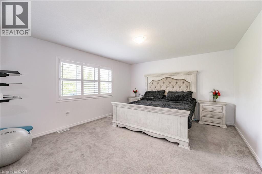 Spacious room with light gray carpeting and white walls - 9 Fleming Crescent, Caledonia, ON - Indoor Photo Showing Bedroom