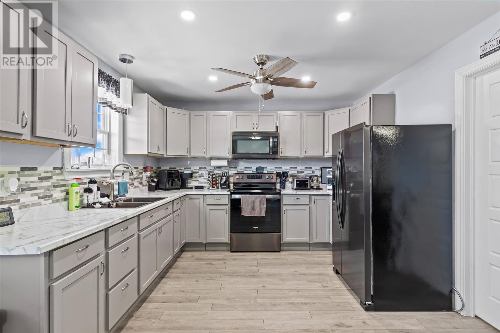 133 Station Road, Avondale, NL - Indoor Photo Showing Kitchen With Double Sink