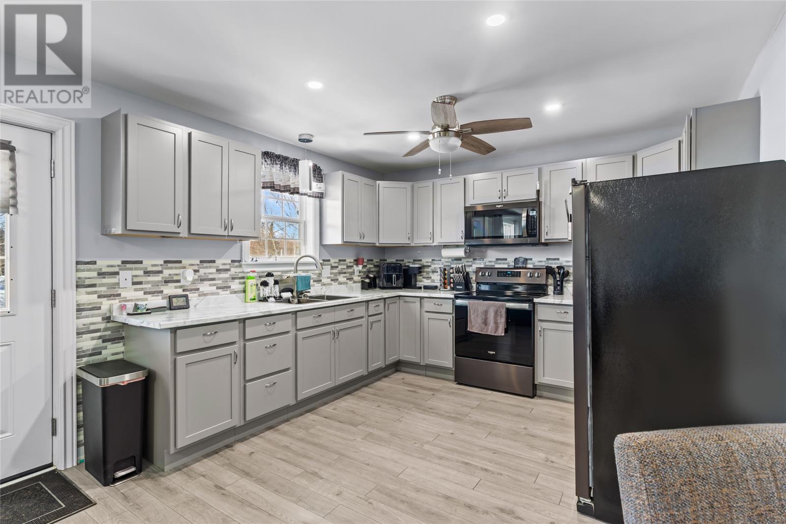 133 Station Road, Avondale, NL - Indoor Photo Showing Kitchen With Double Sink
