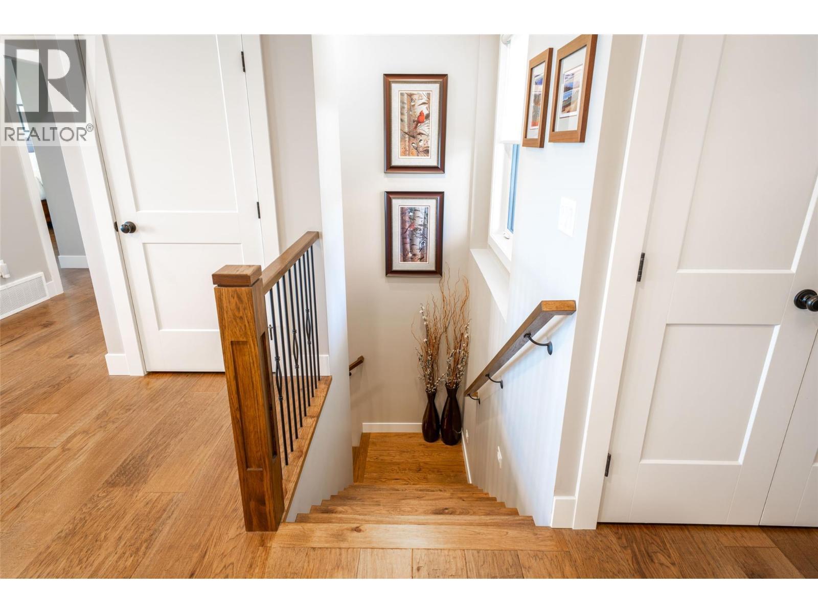 Stairs to basement level - 132 Crown Crescent, Vernon, BC - Indoor Photo Showing Other Room
