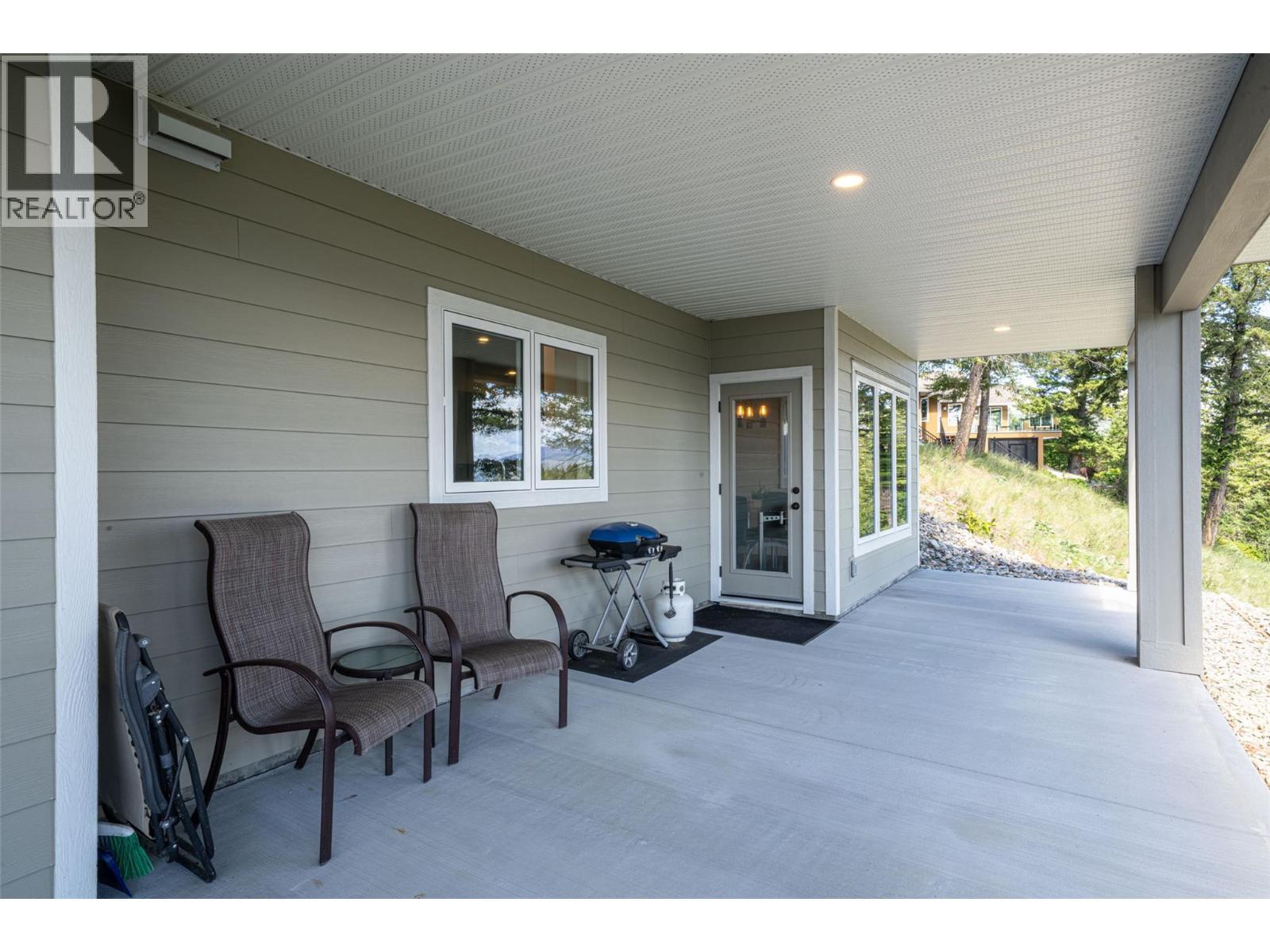 Basement patio area - 132 Crown Crescent, Vernon, BC - Outdoor With Deck Patio Veranda With Exterior