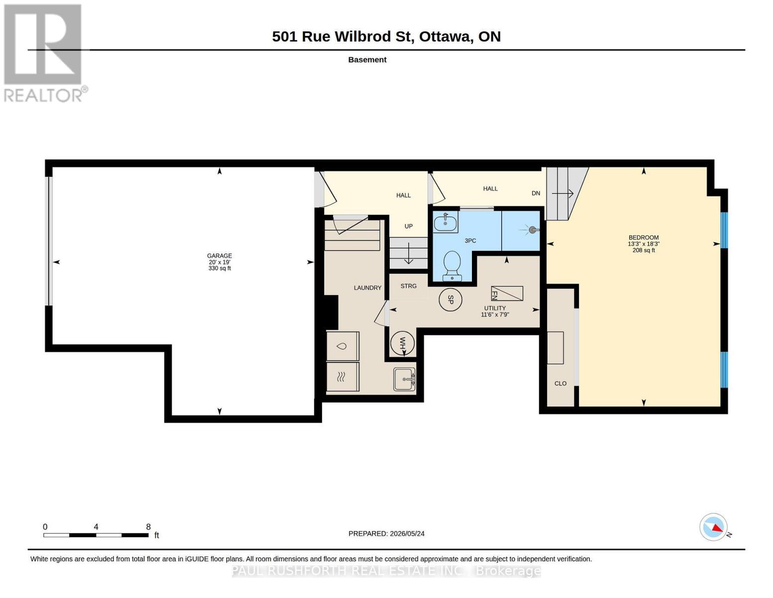 iGuide Floor Plan-Basement - 501 Wilbrod Street, Ottawa, ON - Other