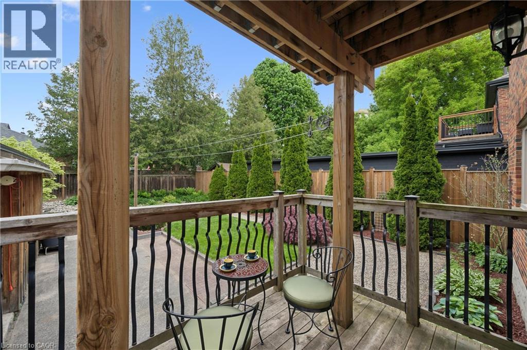 Wood deck and full privacy fencing - 128 Wilhelm Street, Kitchener, ON - Outdoor With Deck Patio Veranda With Exterior