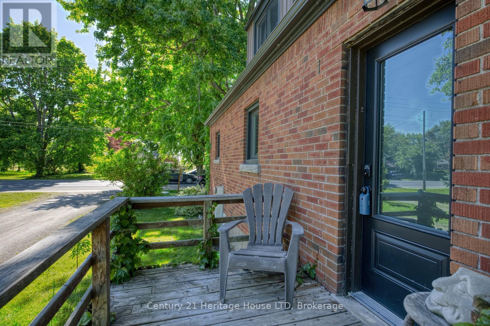 Side Door off kitchen - 148 Gorham Road, Fort Erie (Ridgeway), ON - Outdoor With Deck Patio Veranda With Exterior