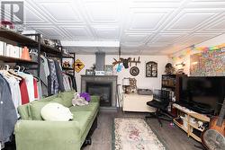 rec room in lower level -