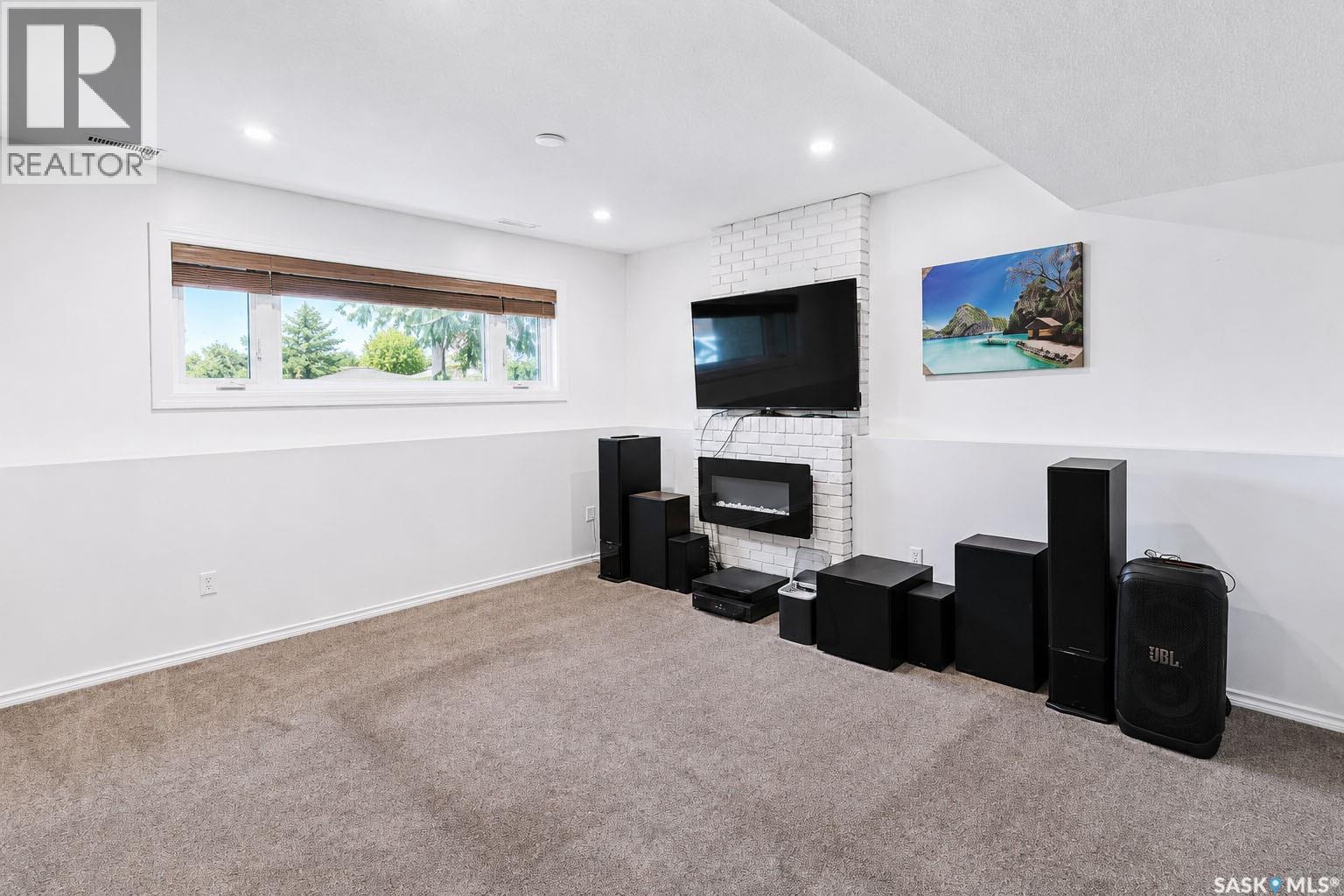 1699 Allbright Crescent, Prince Albert, SK - Indoor With Fireplace