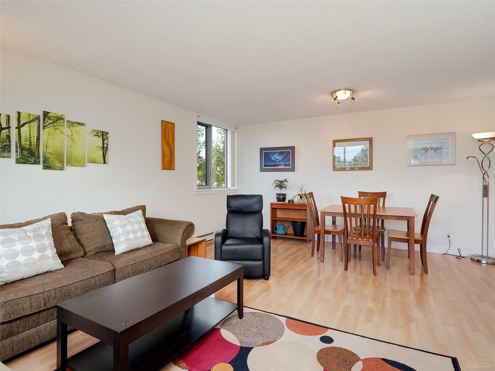 #501-327 Maitland St, Victoria, BC - Indoor Photo Showing Living Room