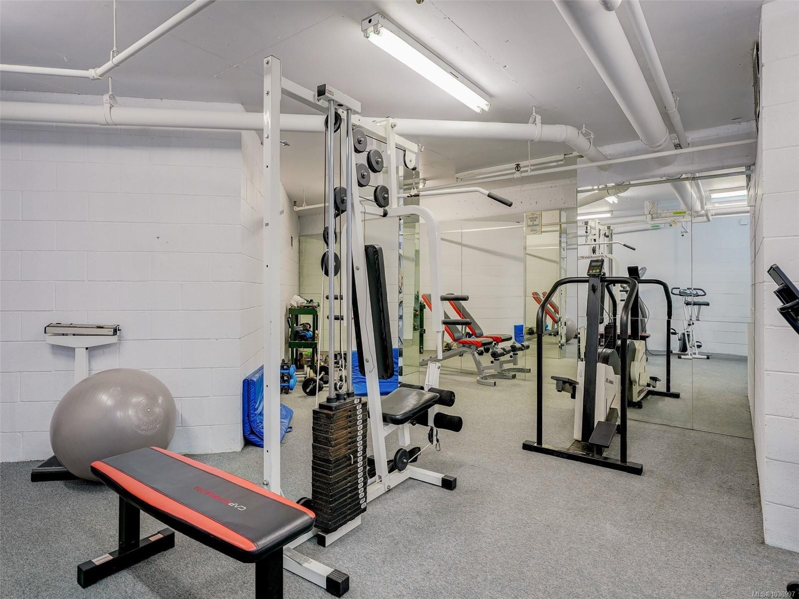 #501-327 Maitland St, Victoria, BC - Indoor Photo Showing Gym Room