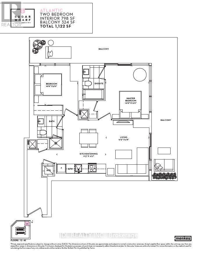 floor plan - 5103 - 138 Downes Street, Toronto, ON