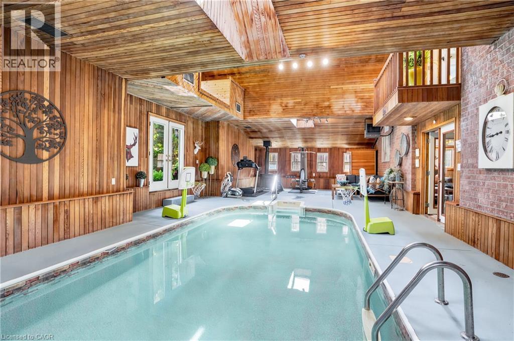 149 Miller Drive, Ancaster, ON - Indoor Photo Showing Other Room With In Ground Pool
