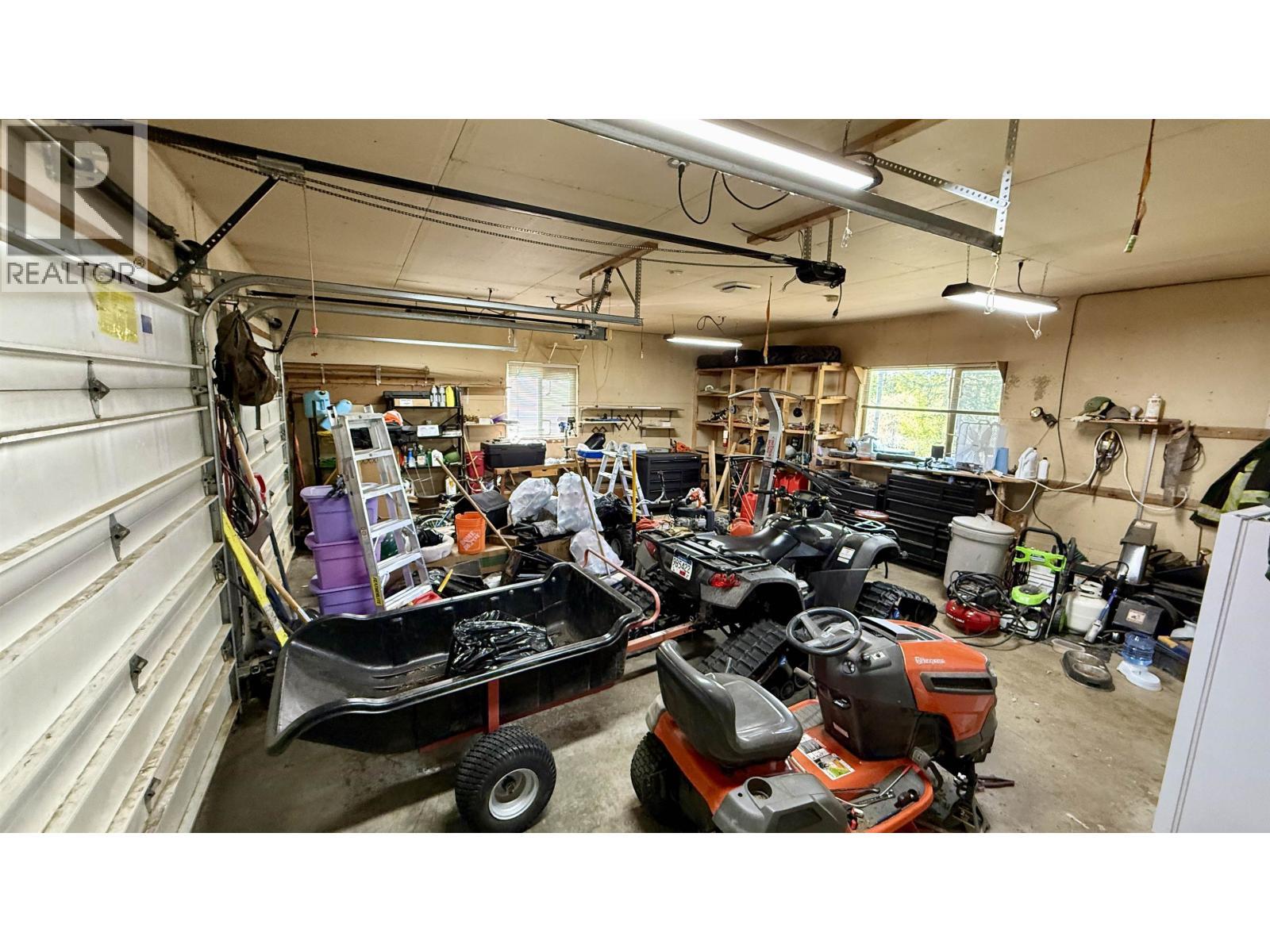 7364 Watch Lake Road, Lone Butte, BC - Indoor Photo Showing Garage