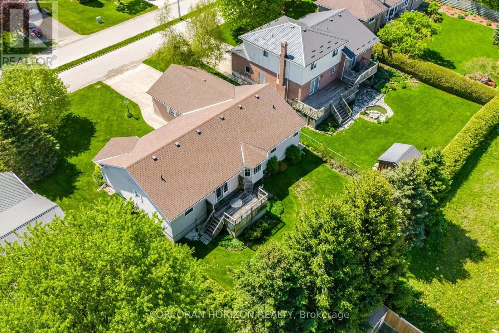 backyard - 71 Grayview Drive, Grey Highlands, ON - Outdoor With Deck Patio Veranda With View