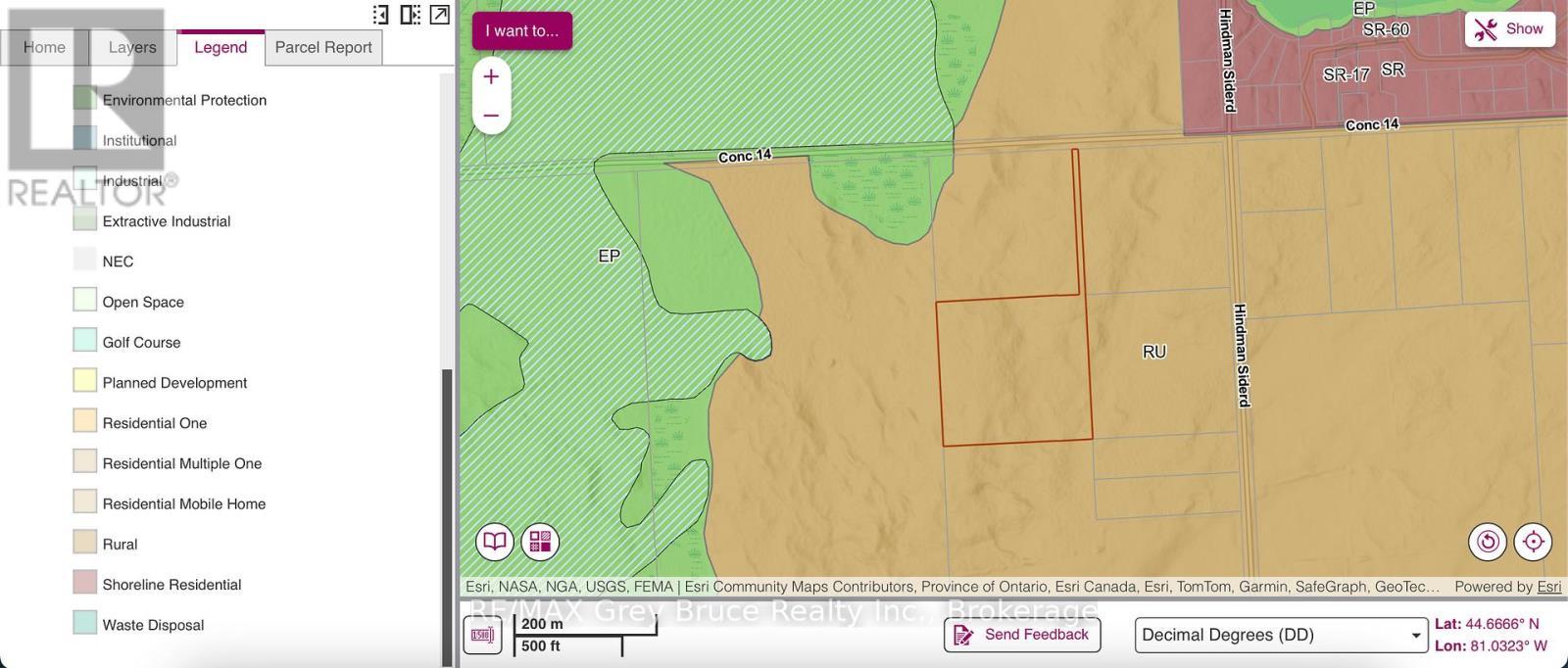 Part Lot 20 Concession Road 14 Concession, Georgian Bluffs, ON