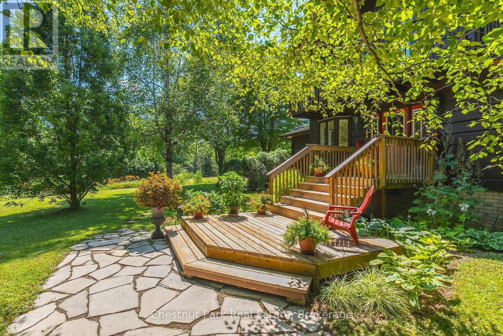 COME ON IN ..... ! - 600380 Sideroad 50 N, Chatsworth, ON - Outdoor With Deck Patio Veranda