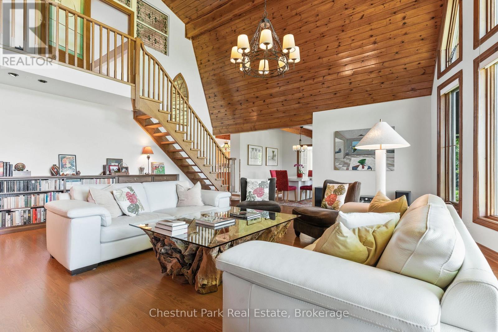 OPEN CONCEPT LIVING AREA - 600380 Sideroad 50 N, Chatsworth, ON - Indoor Photo Showing Living Room