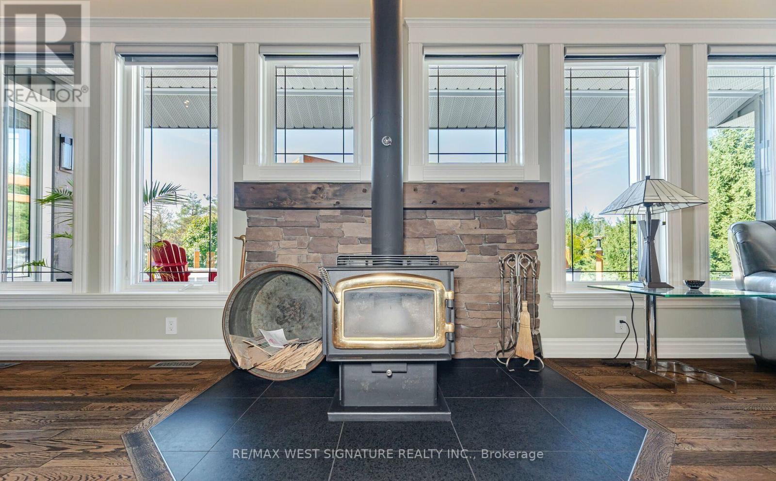 16070 Keele Street, King, ON - Indoor With Fireplace