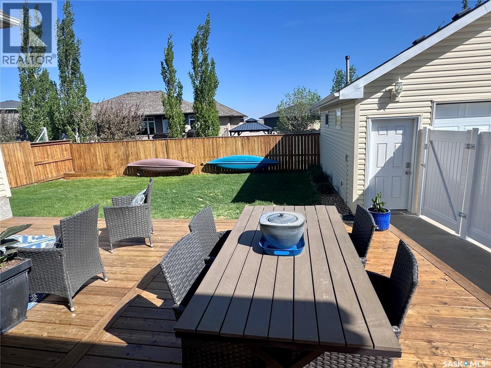 66 Everton Crescent, Moose Jaw, SK - Outdoor With Deck Patio Veranda