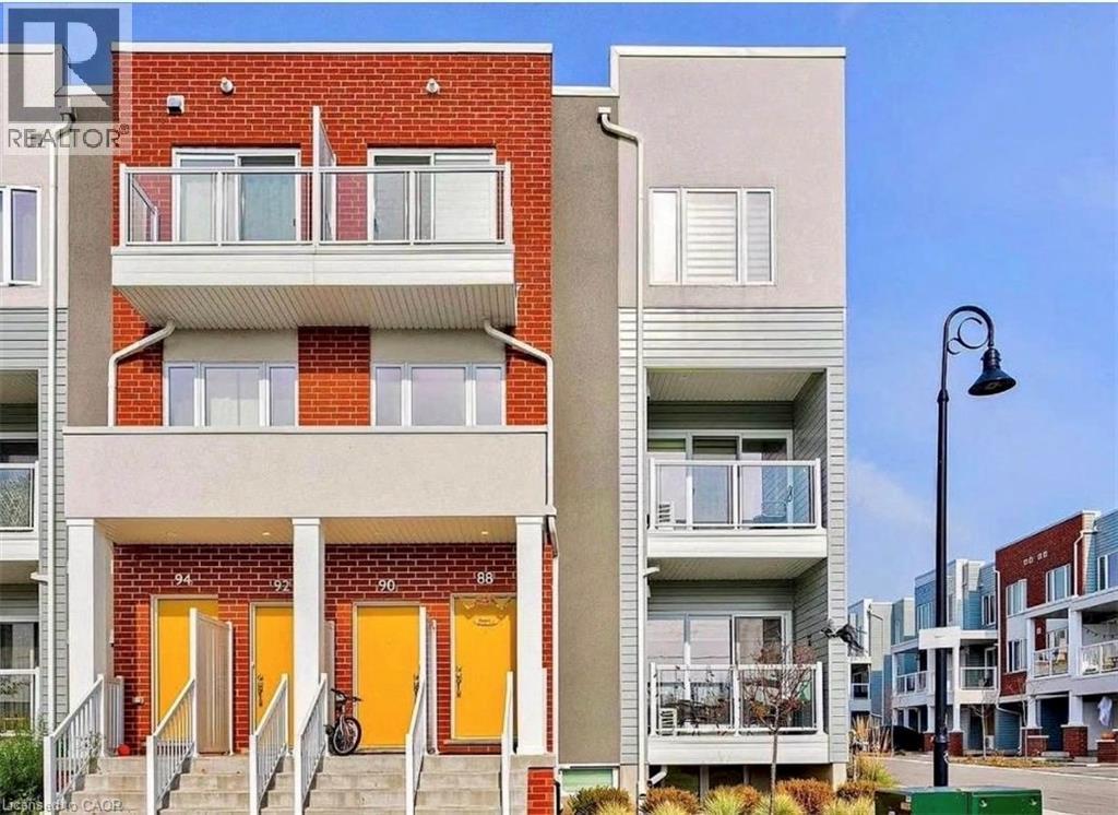 88 Seabrook Drive, Kitchener, ON - Outdoor With Balcony With Facade